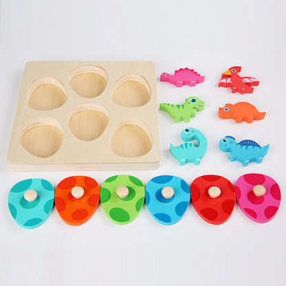 3D Wooden Dinosaur Egg Puzzle