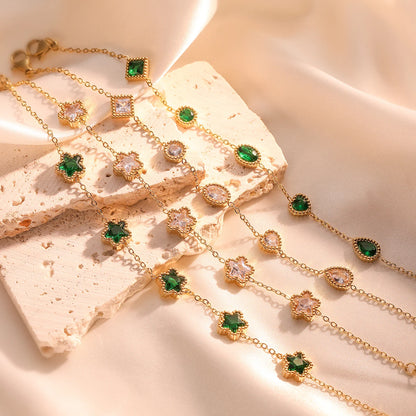 Elegant Titanium Steel Geometric Bracelet for Women