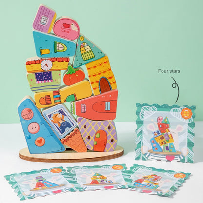 Colorful Balance Stacking Blocks Early Learning Toy