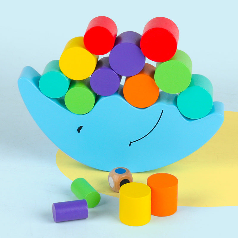 Wooden Moon Balance Beam Toy