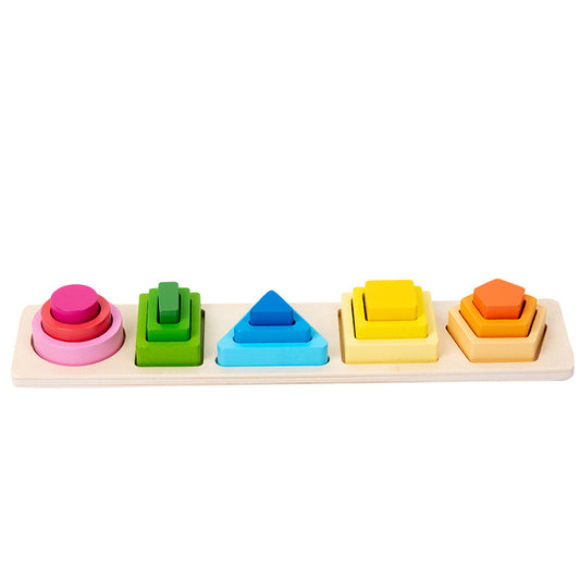Geometric Shape Stacking Toy
