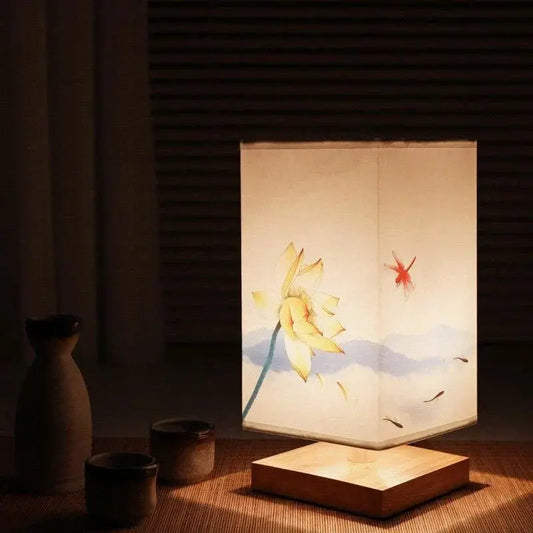 Scandi-Japanese Fusion Table Lamp